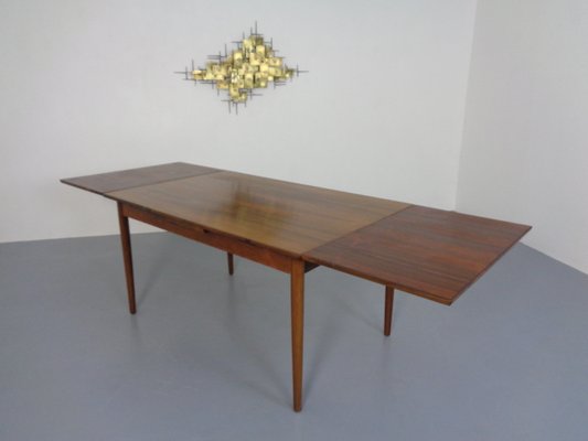 Rosewood Extendable Dining Table, Denmark, 1960s-RDW-1110096