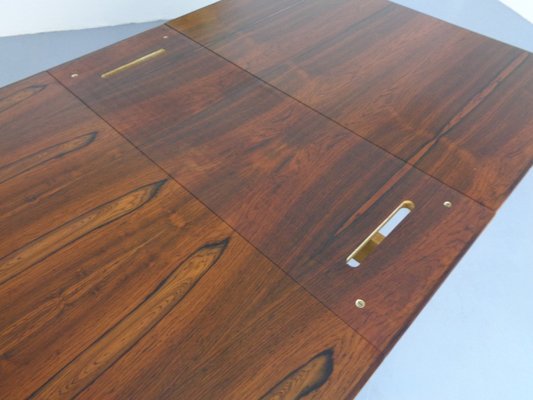 Rosewood Extendable Dining Table, Denmark, 1960s-RDW-1110096