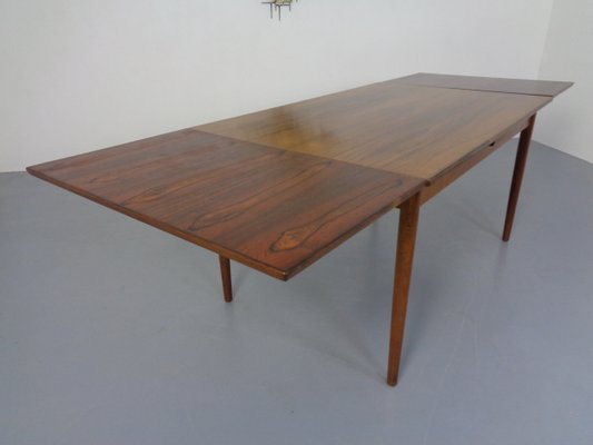 Rosewood Extendable Dining Table, Denmark, 1960s-RDW-1110096