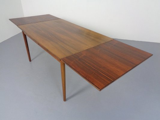 Rosewood Extendable Dining Table, Denmark, 1960s-RDW-1110096