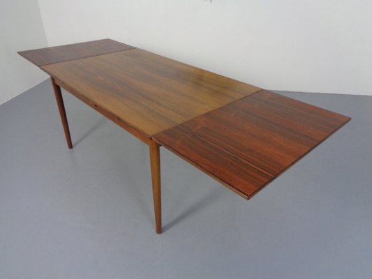 Rosewood Extendable Dining Table, Denmark, 1960s-RDW-1110096