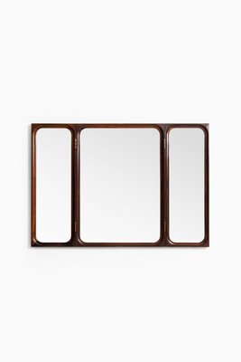 Rosewood Folding Mirror by Frode Holm for Illums Bolighus, Denmark, 1950s-SC-753399