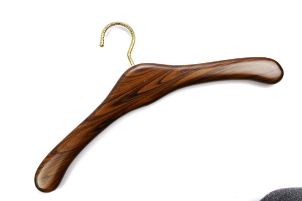 Rosewood Hangers, 1960s, Set of 6-ZWH-679143