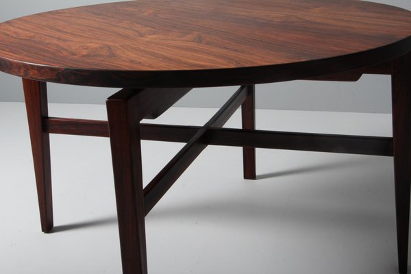 Rosewood Lounge Table, Denmark, 1960s-HJB-1360506