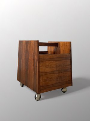 Rosewood Magazine Rack by Rolf Hesland for Bruksbo, 1960s-DZY-1739025