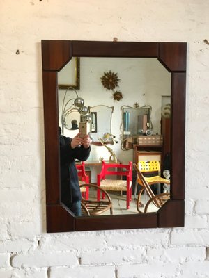 Rosewood Mirror, 1960s-ZKN-580862