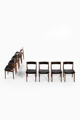 Rosewood Model 39 Dining Chairs by Henry Rosengren Hansen for Brande Møbelfabrik, 1960s, Set of 8-SC-743777