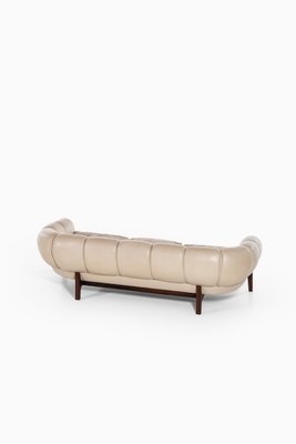 Rosewood Model Croissant Sofa by Illum Wikkelsø, 1950s-SC-554922