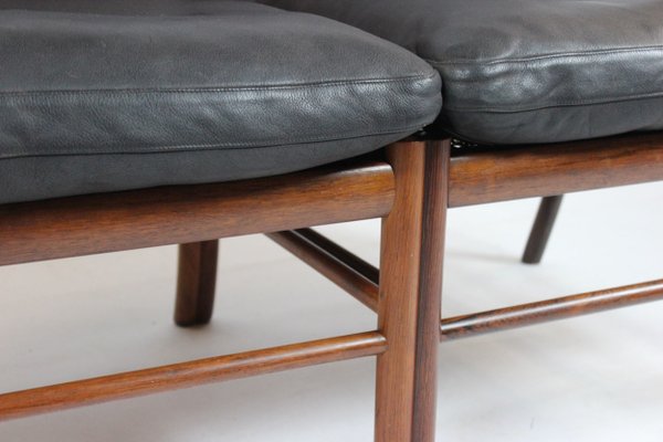 Rosewood Model OW149-2 Colonial 2-Seat Sofa by Ole Wanscher for P. Jeppesens Møbelfabrik, 1960s-UY-622997