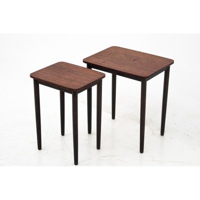 Rosewood Nesting Tables, 1960s, Set of 2-BXB-670015