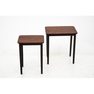 Rosewood Nesting Tables, 1960s, Set of 2-BXB-670015