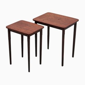 Rosewood Nesting Tables, 1960s, Set of 2-BXB-670015