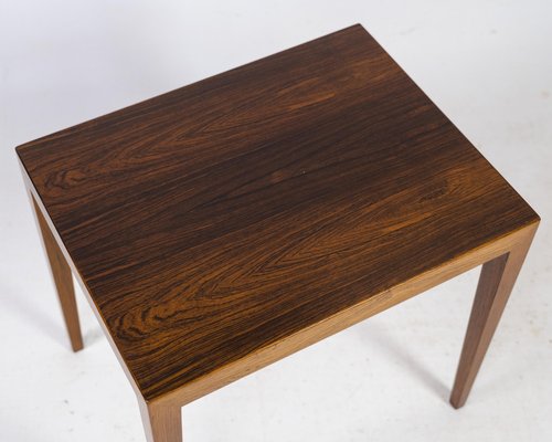 Rosewood Nesting Tables attributed to Severin Hansen for Haslev Møbelfabrik, 1960, Set of 3-UY-1446589