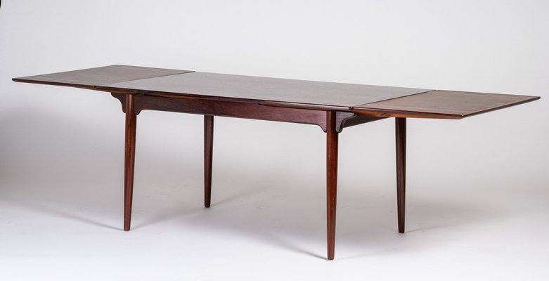 Rosewood No 54 Extendable Dining Table from Omann Jun, 1960s-ZGQ-1289900