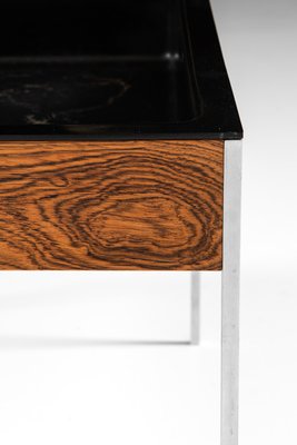 Rosewood Plant Stand by Uno & Östen Kristiansson for Luxus, Sweden, 1960s-SC-659119