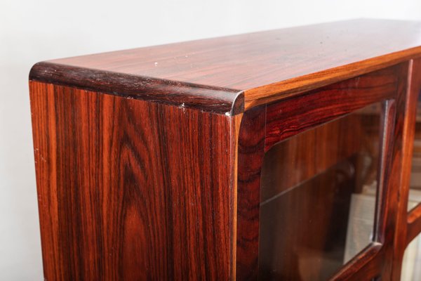 Rosewood Secretaire with Display Case from Dyrlund, 1960s-ZZH-685357