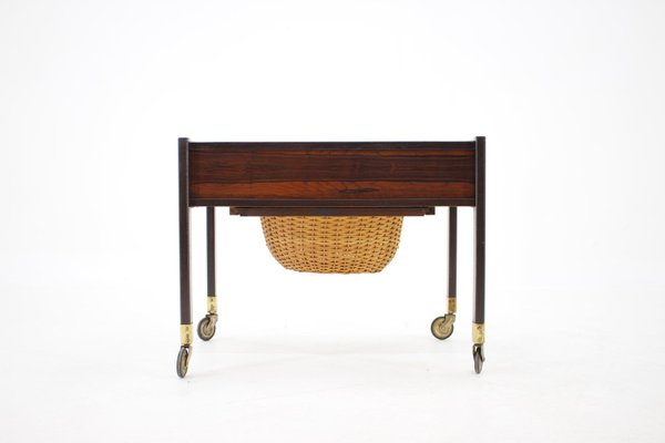 Rosewood Sewing Table, Denmark, 1960s-TZ-952782