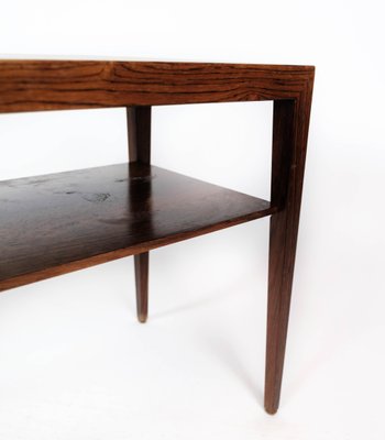 Rosewood Side Table by Severin Hansen for Haslev, 1960s-UY-1000741