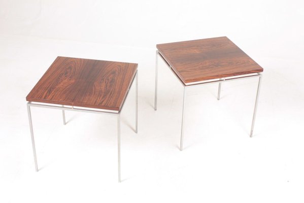 Rosewood Side Tables by Knud Joos for Jason Møbler, 1950s, Set of 2-FK-741348