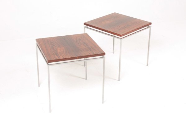 Rosewood Side Tables by Knud Joos for Jason Møbler, 1950s, Set of 2-FK-741348