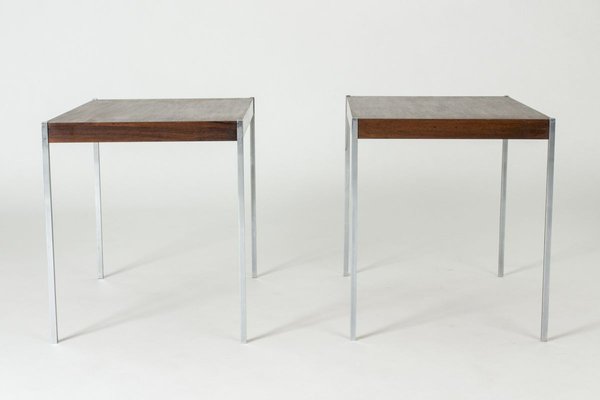 Rosewood Side Tables by Uno & Östen Kristiansson for Luxus, 1960s, Set of 2-NL-715138