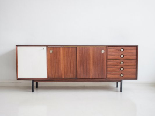 Rosewood Sideboard with Sliding Doors and Drawers from Faram, 1960s-ZYF-833542