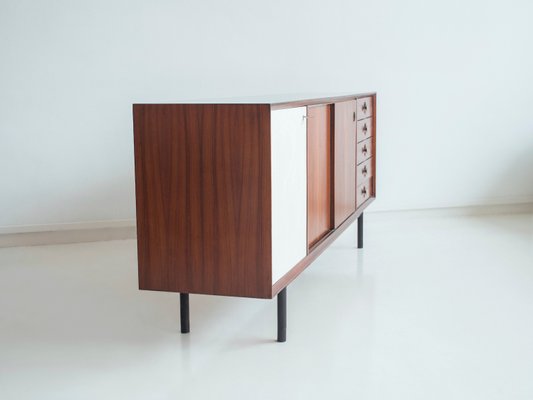 Rosewood Sideboard with Sliding Doors and Drawers from Faram, 1960s-ZYF-833542