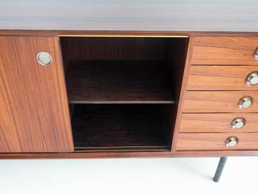 Rosewood Sideboard with Sliding Doors and Drawers from Faram, 1960s-ZYF-833542