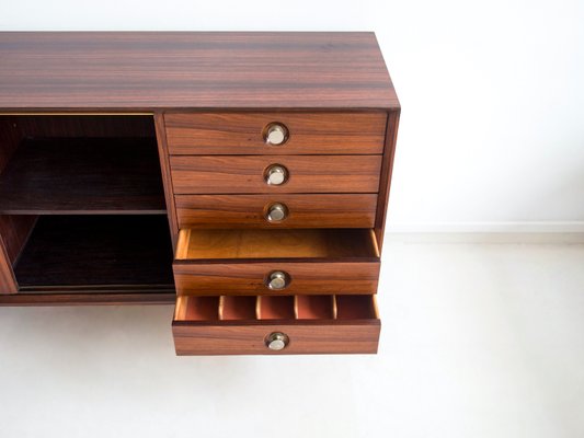 Rosewood Sideboard with Sliding Doors and Drawers from Faram, 1960s-ZYF-833542