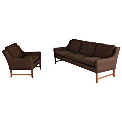 Rosewood Sofa and Lounge Chair by Vatne for Vatne Møbler, 1960s, Set of 2-VVO-1974114