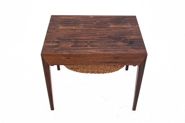 Rosewood Thread Table, 1960s-BXB-744329