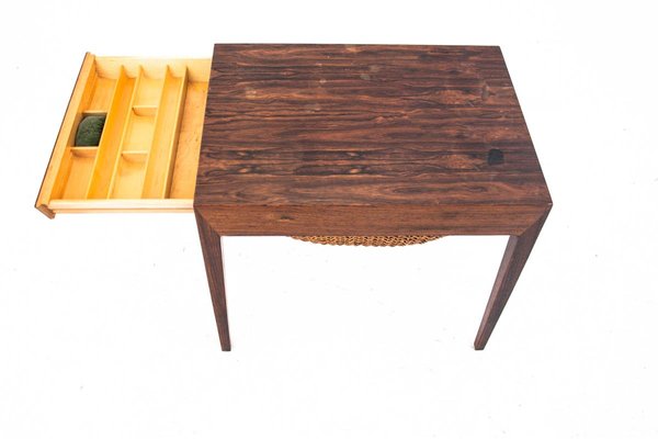 Rosewood Thread Table, 1960s-BXB-744329