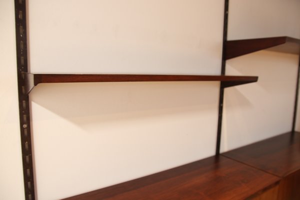 Rosewood Wall System by Kai Kristiansen, 1960s, Set of 9-BQ-2041530