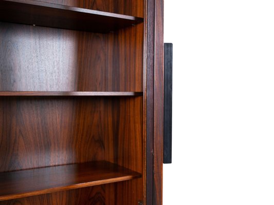 Rosewood Wall Unit by Ib Kofod-Larsen for Faarup Møbelfabrik, Denmark, 1960s-UQV-974943