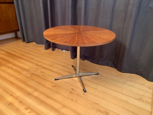 Rotating Coffee Table in Wood, 1960s-VQM-1336773