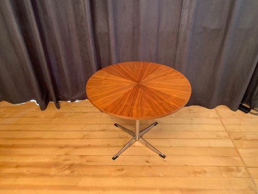 Rotating Coffee Table in Wood, 1960s-VQM-1336773