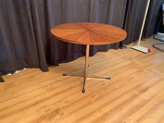 Rotating Coffee Table in Wood, 1960s-VQM-1336773