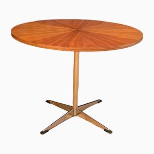 Rotating Coffee Table in Wood, 1960s-VQM-1336773