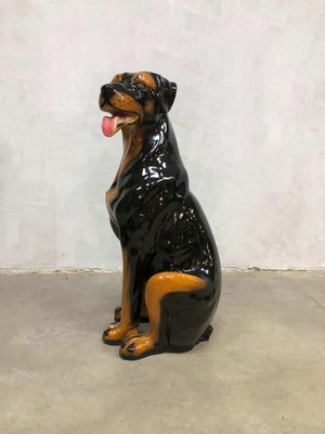 Rottweiler Dog Sculpture-BW-1261433