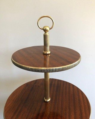 Round 3-Tier Side Table of Neoclassical Style-BA-1365457