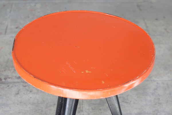 Round Bistro Tables in Tholix Metal by Xavier Pauchard, 1960s, Set of 2-LA-1752181