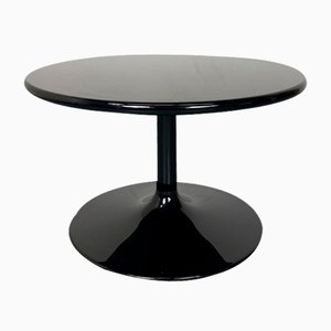 Round Black Side Coffee Table by Pierre Paulin for Artifort, 1970s-DE-1747087