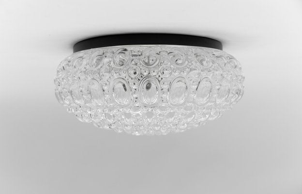 Round Bubble Glass Flush Mount Lamp by Helena Tynell, Germany, 1960s-KQB-1744336