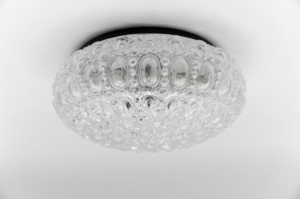 Round Bubble Glass Flush Mount Lamp by Helena Tynell, Germany, 1960s-KQB-1744336