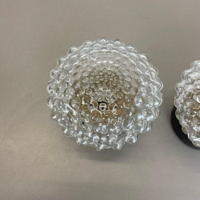 Round Bubble Glass Wall Lights in the style of Tynell, France, 1950s, Set of 2-QZ-1706130