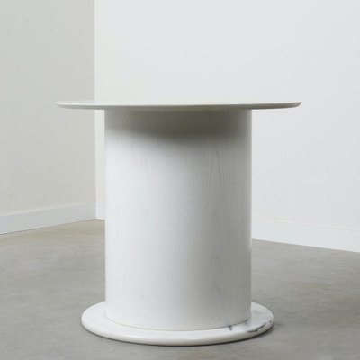 Round Carrara Marble Dining Table, 1970s-TWF-1813369