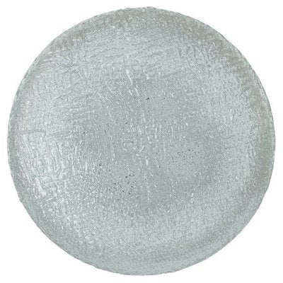 Round Clear Textured Glass Flush Mount, Limburg, 1970s-VDW-2036503