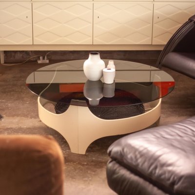 Round Coffee Table, 1970s-QVY-1719356