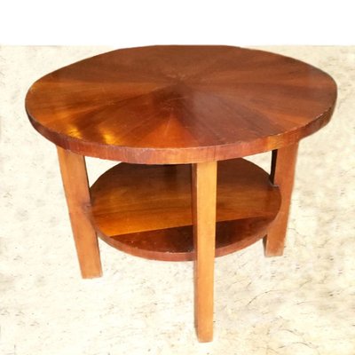 Round Coffee Table by Architetti Artigiani Anonimi, 1930s-TIT-693527