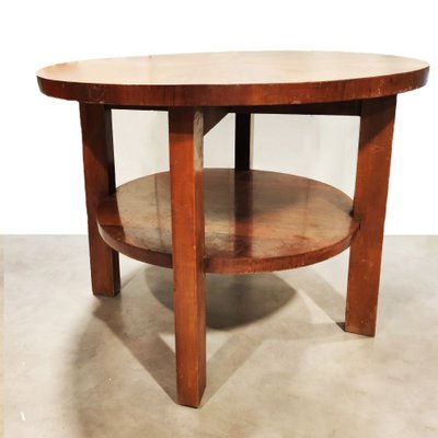 Round Coffee Table by Architetti Artigiani Anonimi, 1930s-TIT-693527